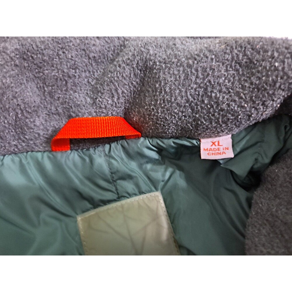 Marc New York Soft Shell Bomber Jacket Men XL Khaki Fleece Lined Coat Harrington - Picture 4 of 15